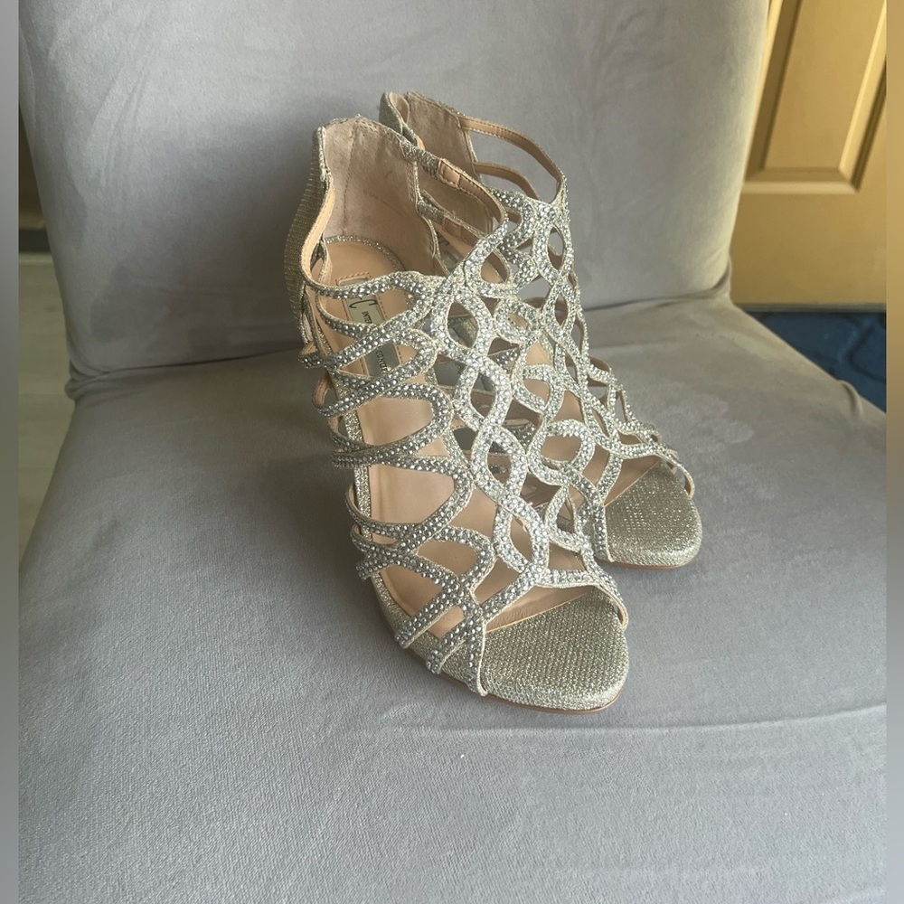 Rhinestone High Heel‎ Sandal. Party shoes